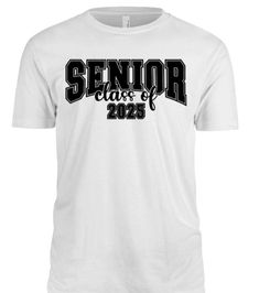 Custom Senior 2025 , Graduation 2025 t-shirt, Senior Gift Graduation, Custom Name Graduation Gift,Class Of 25 Sweater,Senior t-shirt /Hoodie can be  made in many colors and styles * Direct to garment print (design is printed/infused unto the shirt, making the design color a little less vibrant than what is shown on your monitor or screen) SIZE & FIT * Unisex T-shirt * Size runs a bit larger with a relaxed fit * Men runs true to size * Please note that the size of the print or design scales down White Crew Neck T-shirt For College Events, Short Sleeve College Shirt With Sublimation Print, Short Sleeve T-shirt With Text Print For College Events, Text Print Short Sleeve T-shirt For College Events, Short Sleeve Shirt With Sublimation Print For College, Graphic Tee With Crew Neck For College Events, Graphic Tee Tops For College Events, Short Sleeve Tops With Text Print For College Events, Text Print Short Sleeve Tops For College Events