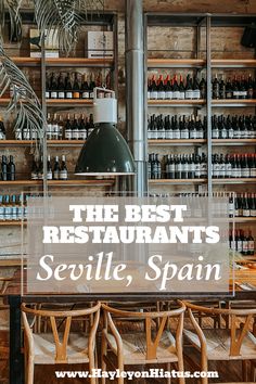 the best restaurants in sevillie, spain