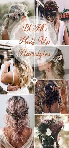 many different types of hair are shown in this collage with the words, be h'm my hairstyler