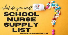 School Nurse Ideas Elementary, Decorating School Nurse Office, Nurses Room School, School Nurse Supply List, School Nurse Resources, School Nurse Decor, Middle School Nurse Office Decorations