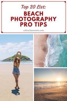 the top 20 list beach photography tips