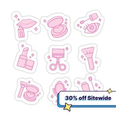 Decorate laptops, Hydro Flasks, cars and more with removable kiss-cut, vinyl decal stickers. Glossy, matte, and transparent options in various sizes. Super durable and water-resistant. this desing for makeup lover Stickers Makeup, Real Superheroes, Metallic Makeup, Hero Quotes, Makeup Stickers, Retro Makeup, All Superheroes, Pink Retro, Best Masks