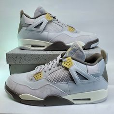 New In Box Air Jordan Retro 4 Craft Dv3742-021 Size 18 Mens Ships Sameday Thank You For Shopping With Us Air Jordan Retro 4, Nike Air Jordan 4, Jordan Retro 4, Nike Air Jordan 6, Jordan 4s, Cheap Jordans, Cute Nike Shoes, Jordan 4 Retro, Air Jordan 4