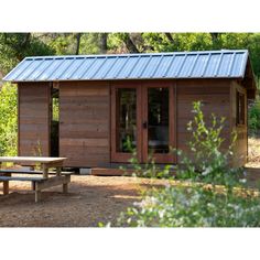 Saltbox Cabin Plans - Walmart.com Modern Shed Plans, Outhouse Plans, Simple Cabin, 1 Bedroom House Plans, Pavilion Plans, Staircase Outdoor, Small Cabin Plans, Picnic Table Plans, Diy Cabin