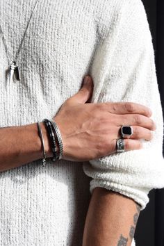 Best Jewelry Tips for Men by Roano Collection Mens Hand Accessories, Hand Accessories Men, Men Jewlerie Aesthetic, Men Ring Ideas, Aesthetic Accessories Men, Ring Men Aesthetic, Men’s Jewlrey, Mens Rings Fashion Style, Rings Men Aesthetic