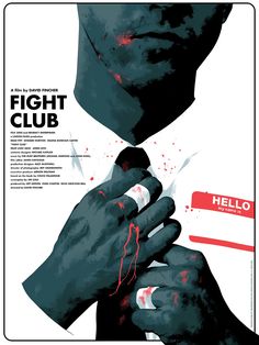 Fight Club by Matt Taylor Matt Taylor, Marla Singer, Chuck Palahniuk, David Fincher, Club Poster, Movie Poster Art