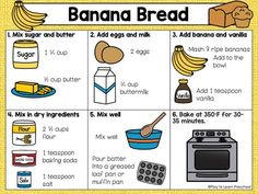 a printable recipe for banana bread