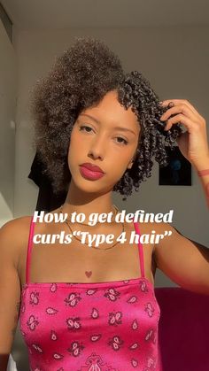 ❤︎︎ PRODUCTS USED: Design Essentials Almond & Avogado Curl Defining Creme Gel,Olaplex Leave in ,Olaplex Oil ❤︎︎ #hair #hairstyles #type4hair #hairproduct #look #and #learn #curls hairtips  Tiktok; yazzbratzz Olaplex Oil, Type 4 Curls, Defined Curls Natural Hair, Curl Defining, Protective Hairstyles For Natural Hair, Type 4 Hair