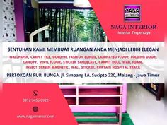 an advertisement for the interior decorating company, naga interior design studio in malaysia