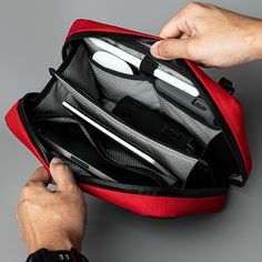 Elements Tech Case - ECOPAK Modern Chest Bag With Anti-theft Pocket For Commuting, Peak Design Tech Pouch, Tech Dopp Kit, Black Case With Removable Pouch For On-the-go, Functional On-the-go Backpack With Ykk Zipper, Tech Organization, Smart Organization, Fabric Outlet, Tech Cases