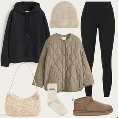 Casual Cosy Outfit, Beany Hats Outfit, Adanola Socks, Adanola Outfit, Winter Cosy Outfit, Cosy Winter Outfits, Cosy Outfits, Hm Outfits, Cosy Season