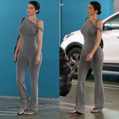 Khy Pants In Xs - New With Tags Sleek Stretch Cutout Foldover Pant Sleek Stretch Cutout Foldover Pant Color: Steel Grey Kendall Jenner And Kylie Jenner Wore It! Chic Stretch Jumpsuits And Rompers With Trousers, Chic Stretch Jumpsuits And Rompers With Long Pants, Set Saree, Solid Color Pants, Suit Women, Grey Outfit, Same Style, Evening Attire, Trouser Suits