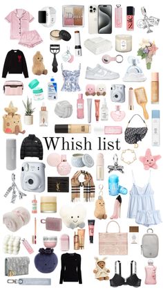 a collage of different items and words that say, which list is the best?