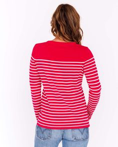 Welcome the warmer seasons with a delightful touch in your wardrobe - the Classic Breton Stripe Crew from Pura Cashmere! Crafted with the softness of SUPIMA™ Cotton, this sweater brings the timeless appeal of Breton stripes and adds a playful spin with adorable heart-shaped elbow patches. Perfect for those breezy spring days or mild summer evenings, it's available in a lovely variety of colors, allowing you to choose from designs with or without the cute heart accents. A cozy and stylish choice Breton Stripes, Cute Heart, Elbow Patches, Red Stripe, Summer Evening, Spring Day, Navy Stripes, Grey Stripes, Blue Stripes