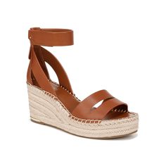 Franco Sarto-Callia Wedge Sandal Highlight a summery look with the Callia sandal from Franco Sarto. This raffia-detailed pair sports a sleek wedge to elevate the mood, while the recycled construction adds a sustainable touch. Chic Brown Slip-on Wedge Sandals, Brown Leather-lined Wedge Heel Sandals, Brown Summer Wedge Sandals With Cork-bed Midsoles, Brown Suede Wedge Sandals With Cork-bed Midsoles, Summer Wedge Heel Slingback Sandals With Cork-bed Midsoles, Nice Sandals, Espadrille Wedge, Jelly Shoes, Franco Sarto