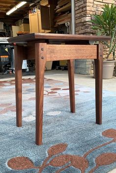 Walnut End Table I DO HAVE MATERIAL IN STOCK AND WOULD BE ABLE TO COMPLETE IN 3 TO 6 WEEKS !! Handcrafted and designed by myself. I have inspiration from; Greene and Greene, Krenov, William Ng, Mark Spagnolo and the Arts and Crafts Style. Each piece is handcrafted in my workshop with hand and power Fine Woodworking Furniture, Wood Table Design, Woodworking Projects Furniture, Woodworking Furniture Plans, Small Woodworking Projects, Woodworking Inspiration, Free Woodworking Plans, Woodworking Projects That Sell, Have Inspiration