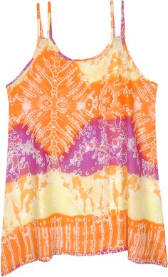 A short beach dress, one size, fun and cute sleeveless summer dress in a fusion of cool color tones like orange, yellow and magenta is the perfect match for a hot day.  With its dual shoulder strings and lightweight rayon material, it is both trendy and easy to wear for summers. #tlb #Sleeveless #vacationclothing #beachwrap #TieDye #JuniorPetite #sleevelessdress #tiedyedress #beachdress #summerdress Tie-dye Beach Dress For Beach Season, Printed Maxi Skirt Outfit, Short Beach Dress, Tie-dye Beach Sundress For Summer, Summer Tie Dye Beach Dress Cover-up, Maxi Skirt Outfit Summer, Summer Tie-dye Beach Dress, Cheap Tie-dye Beach Dresses, Bridesmaids Outfits