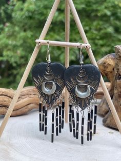 All Seeing Eyes polymer clay earrings, glass beading All Seeing Eye, All Seeing, Etsy Earrings Dangle, Polymer Clay Earrings, Clay Earrings, Jewelry Earrings Dangle, Beading, Dangle Drop Earrings, Polymer Clay