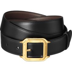 Luxury Black Belt Buckles With Gold-tone Hardware, Classic Evening Belts With Gold-tone Hardware, Black Belt Buckles With Gold-tone Hardware For Business, Classic Black Belt With Palladium Hardware, Luxury Leather Belt Buckles For Evening, Designer Formal Belt Buckles With Gold-tone Hardware, Formal Leather Belt With Gold-tone Hardware, Timeless Black Belt Buckles For Formal Wear, Designer Belt Buckles With Gold-tone Hardware For Formal Wear