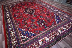 7x10 Antique Rug- Afghan Tribal Rug- Handmade Wool Rug- Geometric Caucasian rug- Turkmen Tribal Heriz Rug- Oriental Rug Living Room- Bedroom This Stunning Rug is made by Afghan Turkmen Women's, this one is Vintage Rug In Excellent  Condition this one is from Turkmen ( Caucasian Design ) of soft wool with Organic dyes, This Rug is Captured in the daylight in ( Outdoor ) without editing room hence, it usually effects the colors of the rug in the picture. The colors in the rug will be perceived differently depending on the angle you view from. For this, close up pictures are displayed to show the actual colors. In most cases the rug is more vibrant when seen in person. for more items please Visit my shop in the link below: https://www.etsy.com/shop/RugTribes This rug is Antique from 1960s in Editing Room, Weaving Rug, Heriz Rug, Heriz Rugs, Organic Dyes, Rug Geometric, Caucasian Rug, Woman Weaving, Rug Living Room