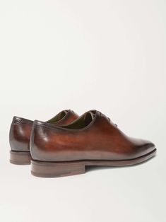 Shop BERLUTI Blake Whole-Cut Venezia Leather Oxford Shoes, Explore the latest in-season BERLUTI collection today on MR PORTER Tom Ford Jacket, Oxford Shoes For Men, Oxford Shoes Men, Leather Oxford Shoes, Shoes For Men, Mr Porter, Oxford Shoes, Porter, Oxford