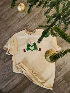 Merry Christmas 🎄 Merry Grinchmas Shirt, Grinch T Shirt, Grinch Shirt, Grinch Shirts, Merry Grinchmas, Santa Shirt, Santa Shirts, Movie Shirts, Heart Shirt