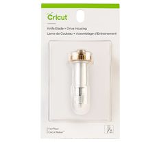 an image of a white light bulb in the packaging for cricut's electric toothbrush