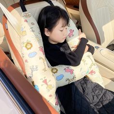 PRICES MAY VARY. 【Comfortable Sleeping】Our travel pillows allow you and your child to enjoy comfortable sleep during tiring journeys. It can alleviate fatigue, protect the cervical spine, and has good practical effects. 【Breathable Material】The car pillow is made of polyester fabric and filled with PP cotton, soft and breathable, comfortable and skin friendly, suitable for all seasons. 【H-shape Design】 Adopting ergonomic design, you only need to secure the pillow to the seat with a safety buckle Seat Belt Pillow, Practical Effects, Car Pillow, Travel Pillows, Cervical Spine, Head Pillow, Sitting Posture, Body Support, Neck Support