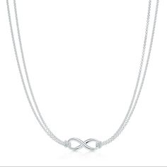 Tiffany’s Will Polish This Free Of Charge! Tiffany Infinity Necklace Silver, Tiffany And Co Teardrop Necklace, Diamond Pendant Necklace Tiffany & Co., Tiifany And Company Necklace, Tiffany And Co Hardware Necklace, Jewelry Tiffany, Tiffany Co Jewelry, 16 Inch Necklace, Infinity Necklace