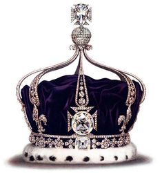 a black and white drawing of a crown with jewels on it's head,