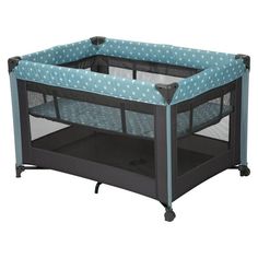 Babideal Dottie Playard with Bassinet-Blue Baby Play Pen, Baby Sleeping Basket, Graco Pack N Play, Baby Play Yard, Bed Base Frame, Pack N Play, Pack And Play, Play Yard, Toddler Play