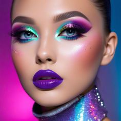 Purple Lips Aesthetic, Macabre Fashion, Lips Aesthetic, Bright Eye Makeup, Glamour Hair, Light Aesthetic, Purple Lips, Makeup Mistakes