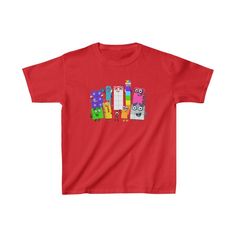 If you are looking for sizes 2T-6T, please visit the following listing: https://www.etsy.com/listing/895475549/1-10-numberblocks-t-shirt-2t-6t-unisex - Classic fit - 100% soft cotton - Light fabric (5.3 oz/yd2 (180 g/m2)) - Tear away label - Runs true to size Numberblocks Birthday, Birthday Shirt, Cotton Lights, Kids Tops, Cute Shirts, Birthday Shirts, To My Daughter, Light Fabric, Gender Neutral