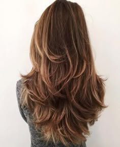 Long Wavy Haircuts, Fabulous Women, Wavy Haircuts, Hair 2018, Hair Haircuts, Brown Highlights