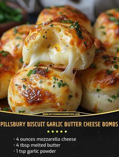 Pillsbury Biscuits, Ideas For Dinner, Grandma Cooking, Jamie Oliver Recipes, Butter Cheese, James Martin, Garlic Butter, Interesting Food Recipes