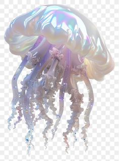 an image of a jellyfish in the water