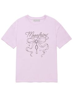 This is a casual and trendy top by MOONFAIRY that is made out of high quality and sturdy material. With distinctive mood of the design and comfortable wear, you can style it for your casual daily outfit.- Unique graphic artwork detail- Soft and sturdy cotton 100% fabric- Young and feminine mood Trendy Pink T-shirt With Screen Print, Pink Relaxed Fit T-shirt With Logo Print, Pink Funny Print Crew Neck T-shirt, Pink Crew Neck T-shirt With Funny Print, Pink T-shirt With Letter Print In Relaxed Fit, Trendy Pink Top With Graphic Design, Casual Pink Tops With Graphic Design, Relaxed Fit Pink Top With Funny Print, Pink Graphic Tee With Design