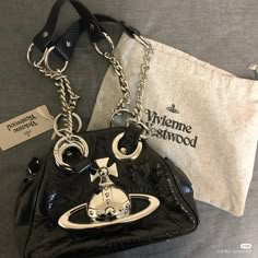 Vivienne Westwood Black Bag, Viviane Westwood, Vivienne Westwood Bag, Georgina Sparks, Girly Bags