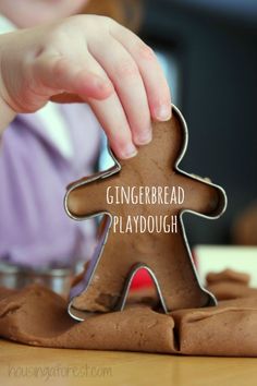 Gingerbread Playdough, Gingerbread Play Dough, Gingerbread Unit, Play Dough Recipe, Homemade Gingerbread, Playdough Recipe, 12 December, Preschool Christmas, Play Dough