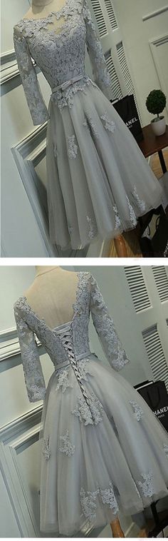 Grey lace tight simple lovely with half sleeve elegant homecoming prom gown dress The grey lace with half sleeve homecoming dresses are fully lined, 8 bones in the bodice, chest pad in the bust, lace up back or zipper back are all available, total 126 colors are available This dress could be custom made, there are no extra cost to do custom size and color. Description 1, Material:lace, tulle, pongee, elastic silk like stain. 2, Color: picture color or other colors, there are 126 colors are avail 8th Grade Formal Dresses For Teens, Prom Dresses Couture Candy, Dresses Couture Candy, 8th Grade Formal, Grey Lace Shorts, Mesh Long Dress, Elegant Homecoming Dresses, 8th Grade Formal Dresses, Long Sleeve Homecoming Dresses