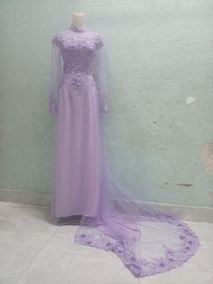 Please send me your measurements when you place an order. Purple Evening Dress With Sweep Train For Wedding, Purple Organza Evening Dress For Wedding, Purple Tulle Evening Dress For Banquet, Purple Gown With Sweep Train For Banquet, Lavender Evening Dress For Wedding, Purple Organza Wedding Dress, Purple Long Sleeve Evening Dress For Wedding, Purple Tulle Evening Dress With Sweep Train, Purple Organza Gown For Prom Season