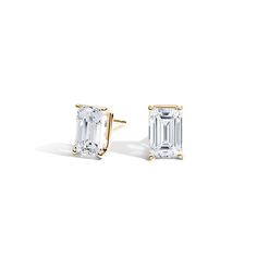 Spring 23, Emerald Cut Moissanite, Emerald Cut Diamond, Moissanite Earrings, Diamond Stud Earrings, Diamond Stud, Emerald Cut Diamonds, Accessories Jewelry Earrings, Precious Metal