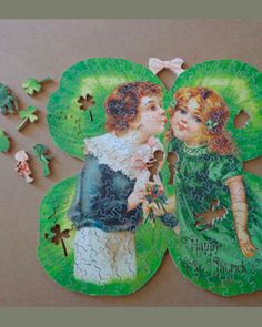 One of my customers sent me this picture of her Saint Patrick's purchase turned into a puzzle. Some of the pieces are four-leaf clovers and people! There are so many crafts you can make with vintage images! You can get this image, too, by clicking the link: https://oldartrepository.etsy.com/listing/1420183766 #stpatricksday #stpatricksdaydecor #stpatricks #irishart #jigsawpuzzles #jigsawpuzzleaddict #jigsawpuzzlesofinstagram #vintagecards #vintagecard #irishpride #irishcrafts
 #StPatricksDayCrafts #saintpatricksday Shamrock Clipart