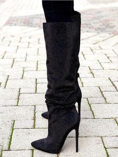 Black Pleated Crystal Boots | Fashionsarah.com Crystal Boots, Black Short Boots, Autumn Boots, Boot Collection, Buy Boots, Luxury Party, Stockings Lingerie, Mens Designer Shoes, Formal Shoes For Men