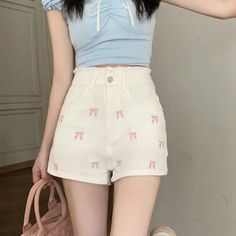 43847504625850|43847505051834|43847505084602|43847505117370 Cute High Waist Cotton Jean Shorts, Cute Cotton Jean Shorts, Cute High Waist Cotton Bottoms, Cute High-waist Cotton Bottoms, Cute High Waist Jean Shorts For Spring, Cute White High Waist Bottoms, Cute White Short Length Shorts, Cute Pink Jean Shorts For Summer, Cute High Waist White Shorts