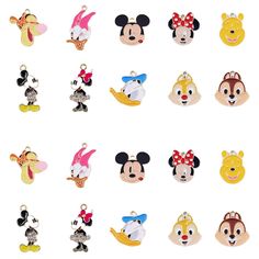 PRICES MAY VARY. High Quality Materials: made of gold plated enamel, sturdy and durable alloy material which will not be easily damaged, deformed and fade. The metal loops are firmly embedded in the charms, not easy to fall off. Also stainless steel metal loops are not easy to rust. Cartoon Animal Charms: cute mouse duck bear squirrel design, exquisite and classical charms, which is fashion and creative and will make you more attractive among your friends Package included: there are 20pcs in the Keychains Diy, Squirrel Design, Bracelet Keychains, Jewelry Making Earrings, Making Earrings, Cute Mouse, Jewelry Making Charms, Diy Keychain, Steel Metal