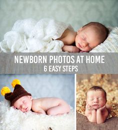 newborn photos at home and 6 easy steps to make them look like they are sleeping