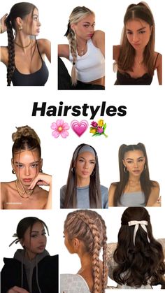 💍🤍✨ Hairstyle Examples, Easy Hairstyles For Thick Hair, Hair Tips Video, Hairdos For Curly Hair, Peinados Fáciles Para Cabello Corto, Hair Stylies, Hairdo For Long Hair, Hair Stylist Life, Sleek Hairstyles