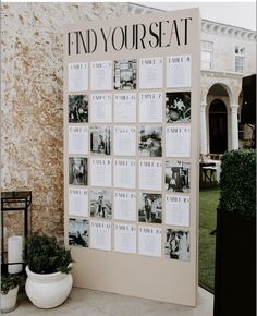 Black And White Table Seating Chart, Big Wedding Seating Chart, Seating Chart Pictures, Big Wedding Seating Chart Ideas, Table Guest List Ideas, Seating Chart Wedding Ideas Christmas, Timeless Seating Chart, Seat Assignment Wedding, Wedding Seating Chart Photos