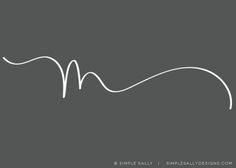 a white wave on a gray background with the word simplely written below it in black and white